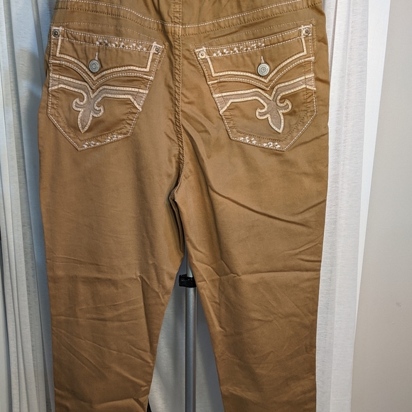 NWT Rock Revival Twill Joggers - Picture 5 of 10